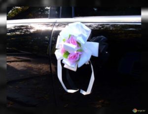 Déco de voiture de mariage