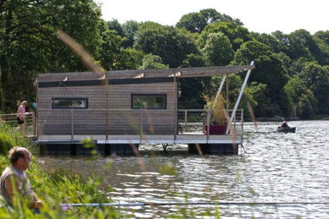 Cabane flottante Aquashell