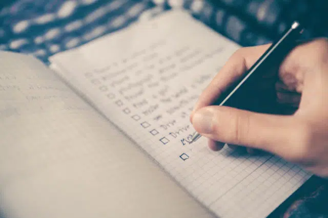 Checklist de mariage Checklist de mariage