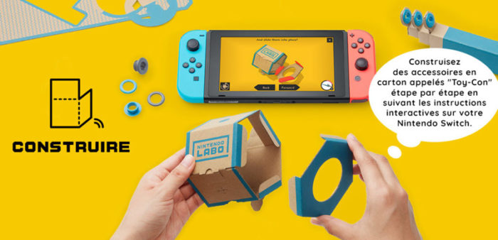 Nintendo labo construire