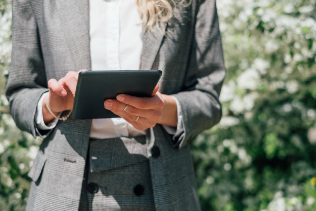 une coque de tablette numérique