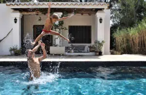maison de vacances avec piscine privée