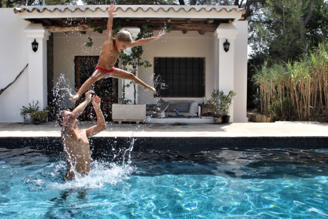 maison de vacances avec piscine privée