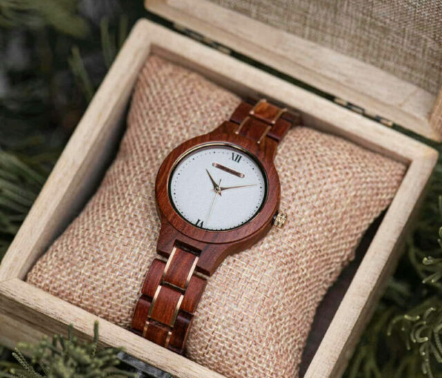 montre en bois