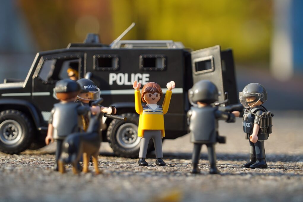 playmobil policier d'élite