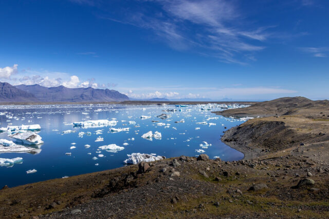 lagon bleu en Islande