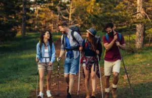 randonnée en groupe