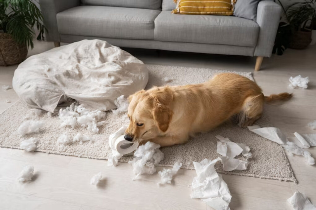 destructivité chien