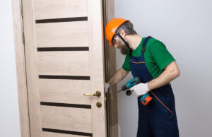 installation porte