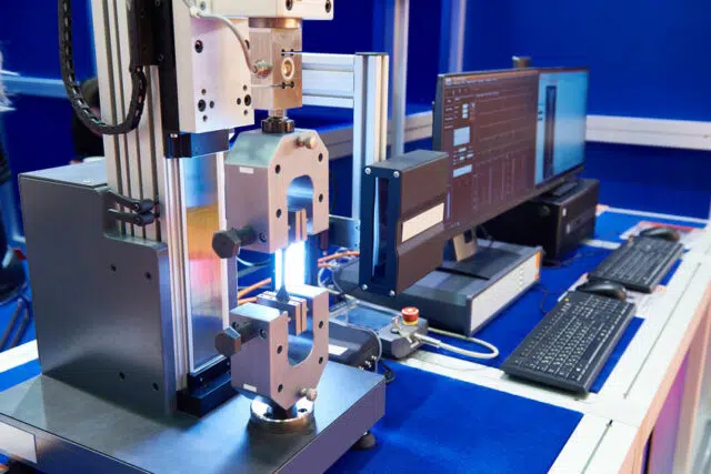 Electromechanical machines for testing materials for tensile, co