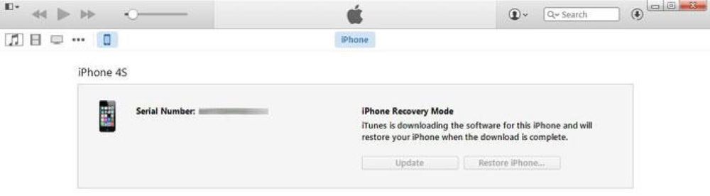 iPhone recovery