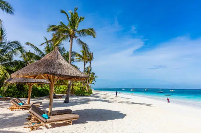 Kendwa beach Unguja Zanzibar Island Tanzania East Africa