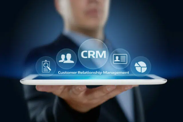 CRM Customer Relationship Management Business Internet Techology Concept