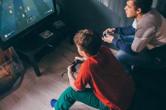 playing controller for PlayStation.