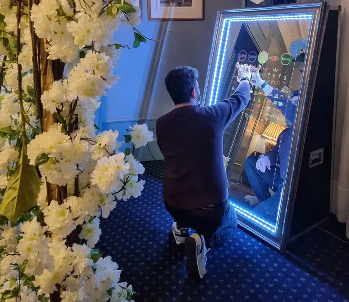 louer miroir à selfie