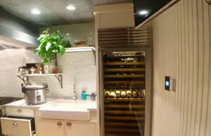 intégration refroidisseurs à vin