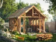 cabane de jardin
