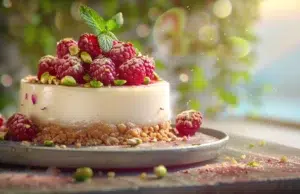 cheesecake aux framboises