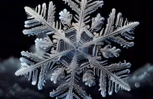 La singularité cristalline : les secrets de la structure d’un flocon de neige flocon de neige