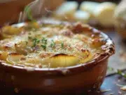 gratin de poireaux au parmesan