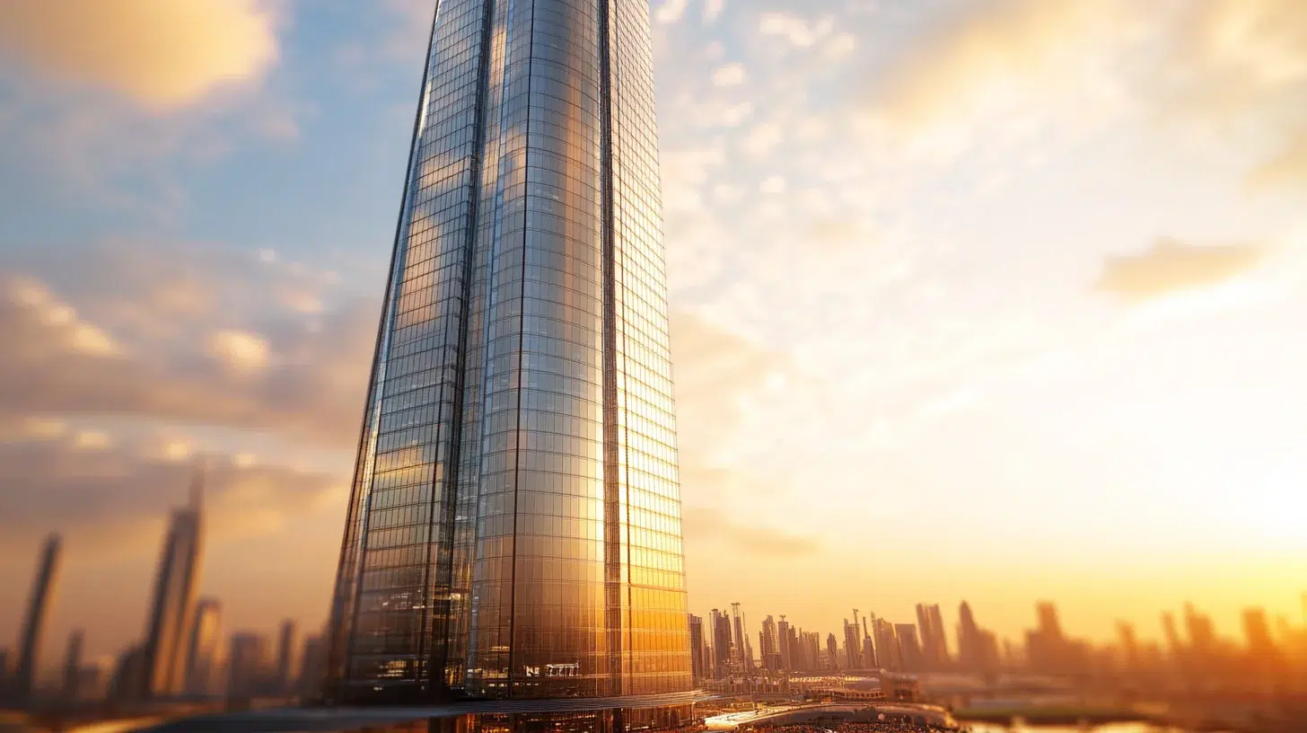 Lotte World Tower hauteur de 360 m, un symbole de Dubaï