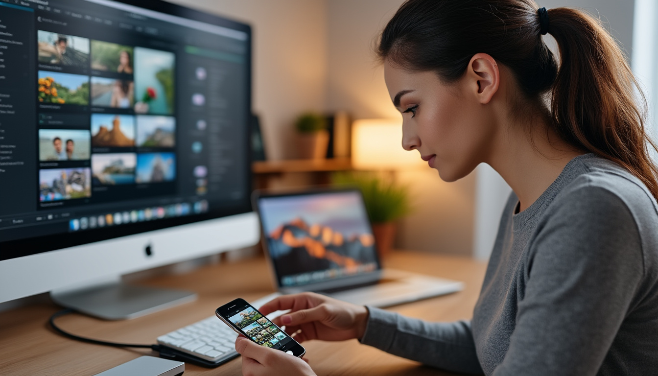 découvrez comment transférer facilement vos photos de votre portable à votre ordinateur en quelques étapes simples. suivez notre guide pratique pour ne plus perdre vos souvenirs numériques.