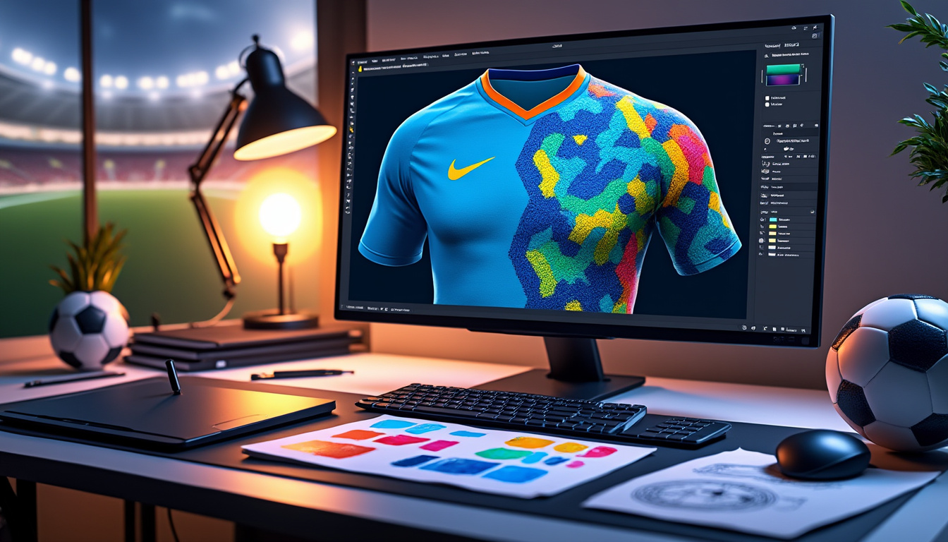 apprenez à concevoir un template de maillot de foot original et unique sur photoshop grâce à notre guide détaillé. idéal pour les designers et les passionnés de football, découvrez astuces et techniques pour personnaliser vos créations.