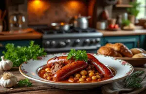 découvrez la recette authentique du cassoulet tirée du carnet de julie, un plat réconfortant et savoureux qui réchauffe les cœurs. idéal pour partager un moment convivial autour d'une table.