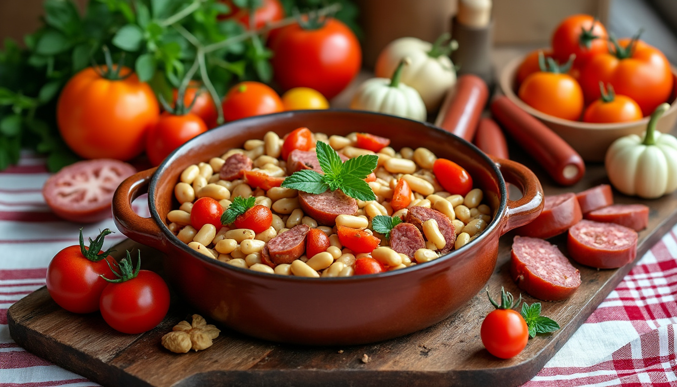 découvrez la délicieuse recette de cassoulet de pierre perret, idéale pour ravir vos invités lors de vos fêtes. suivez nos conseils pour préparer ce plat traditionnel et savoureux qui fera de votre célébration un véritable succès.