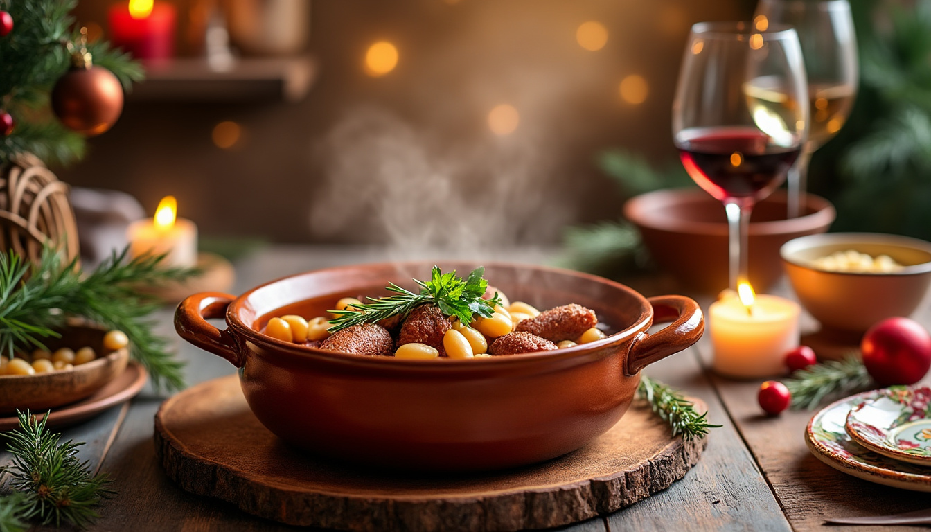 découvrez la délicieuse recette de cassoulet de pierre perret, idéale pour impressionner vos invités lors de vos fêtes. suivez nos conseils pour un plat savoureux qui ravira vos convives et fera de votre repas un moment inoubliable.