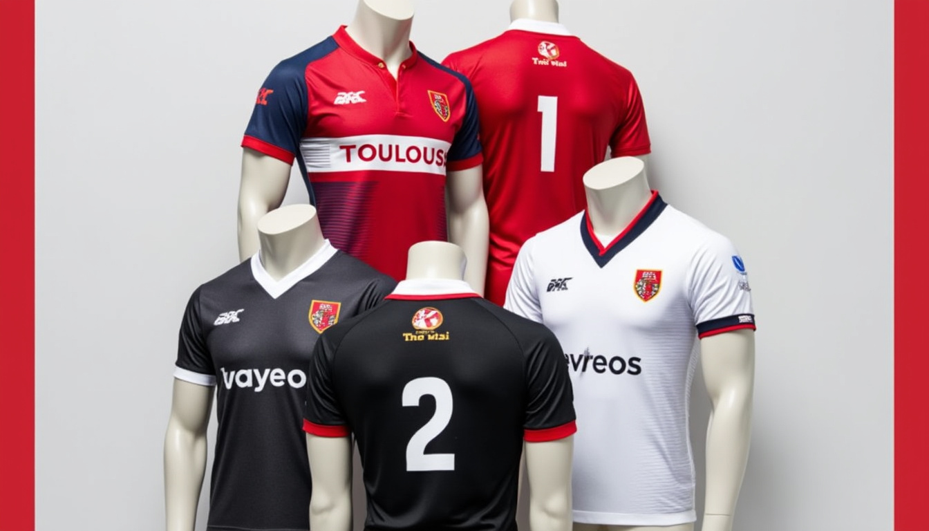 plongez dans l'univers du rugby avec le maillot emblématique de toulouse rugby 2016. découvrez son design unique, alliant tradition et modernité, qui fera vibrer tous les passionnés du ballon ovale.