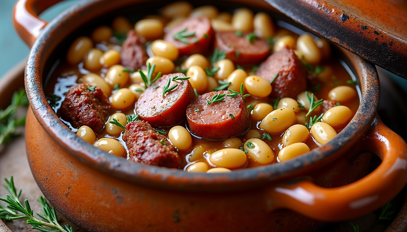 savourez l'authenticité du meilleur cassoulet de toulouse, désormais disponible en ligne pour embellir vos repas festifs. commandez dès aujourd'hui et régalez vos convives avec ce délice traditionnel !