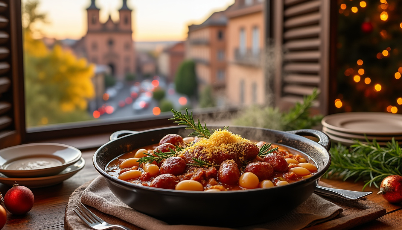 savourez l'authentique cassoulet de toulouse, préparé avec des ingrédients de qualité, disponible en ligne pour agrémenter vos repas festifs. commandez dès maintenant pour une expérience culinaire inoubliable!