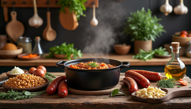 Évitez les erreurs courantes lors de la préparation du cassoulet de Cyril Lignac découvrez comment éviter les erreurs fréquentes dans la préparation du célèbre cassoulet de cyril lignac. suivez nos conseils pratiques pour réussir ce plat traditionnel et impressionner vos convives avec une recette authentique et savoureuse.