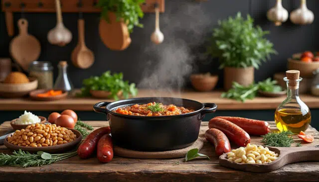 Évitez les erreurs courantes lors de la préparation du cassoulet de Cyril Lignac découvrez comment éviter les erreurs fréquentes dans la préparation du célèbre cassoulet de cyril lignac. suivez nos conseils pratiques pour réussir ce plat traditionnel et impressionner vos convives avec une recette authentique et savoureuse.