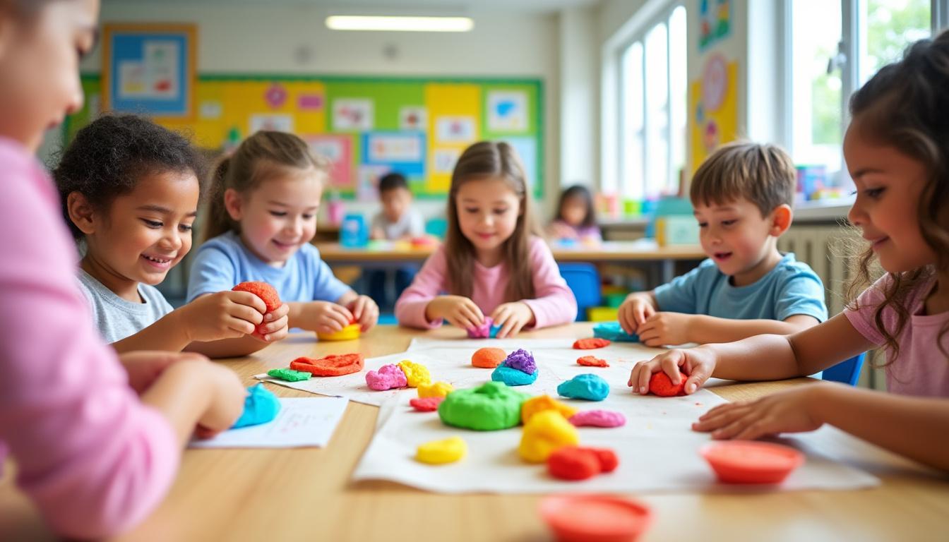 découvrez nos fiches de pâte à modeler spécialement conçues pour les classes de ps, mg et gs. un outil idéal pour le développement des compétences des enfants tout en s'amusant. stimulez la créativité et l'apprentissage ludique grâce à nos ressources adaptées !