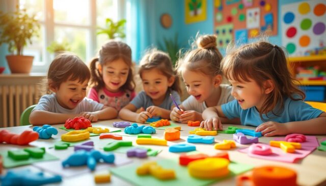 Fiches pâte à modeler pour PS MG GS : L'outil parfait pour l'apprentissage ludique découvrez nos fiches de pâte à modeler spécialement conçues pour les classes ps, mg et gs. ces outils ludiques favorisent l'apprentissage tout en développant la créativité des enfants. parfaites pour des activités manuelles, elles stimulent l'imagination et permettent d'apprendre en s'amusant !