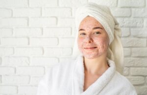gommage de visage