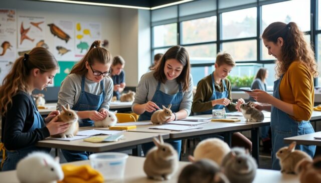 Formation de soigneur animalier au lycée Saint-André : entre théorie et pratique découvrez la formation de soigneur animalier au lycée saint-andré, alliant théorie et pratique pour préparer les futurs professionnels à la gestion et au soin des animaux. une expérience immersive au cœur de l'univers animalier, avec des enseignements adaptés et des stages professionnels.