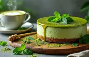 découvrez la tendance gourmande du moment : le cheesecake au matcha. préparez-vous à savourer une délicieuse alliance de saveurs, alliant la douceur du cheesecake et l'exotisme du matcha. une recette incontournable pour les amateurs de desserts !