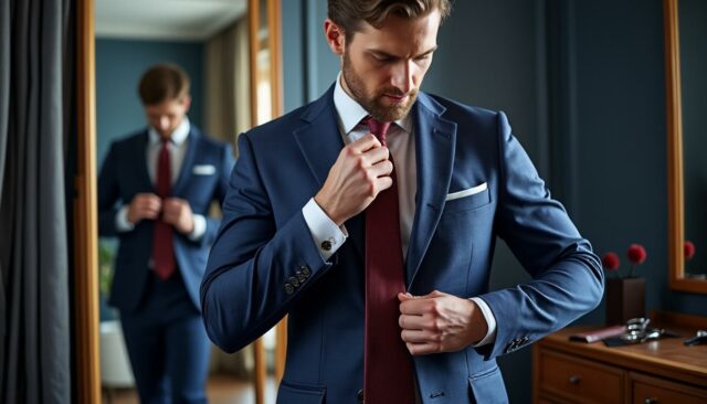 Les erreurs à éviter avec une cravate homme costume bleu marine découvrez les erreurs fréquentes à éviter lors du choix et du port d'une cravate homme avec un costume bleu marine. conseils de style, harmonisation des couleurs et astuces pratiques pour un look impeccable.