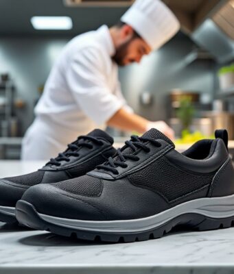 découvrez notre sélection des meilleures chaussures de sécurité pour cuisine, alliant confort et protection. idéales pour un usage quotidien, ces chaussures vous garantissent une sécurité optimale tout en restant agréables à porter toute la journée. ne faites aucun compromis entre style et fonctionnalité dans votre environnement de travail!