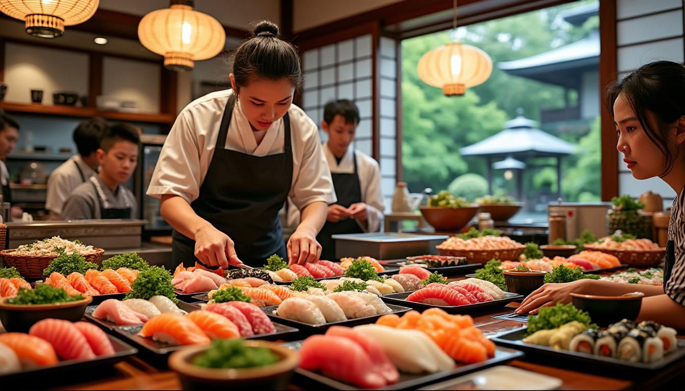 découvrez tout ce qu'il faut savoir sur les prix des sushis au japon grâce à notre guide destiné aux voyageurs gourmands. apprenez à naviguer dans les différentes options, des restaurants étoilés aux comptoirs de sushi abordables, et savourez cette cuisine emblématique sans vous ruiner.