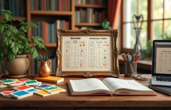 découvrez notre guide pratique sur les tableaux des déclinaisons de l'allemand, conçu pour simplifier votre apprentissage de cette langue. apprenez les règles essentielles et maîtrisez les déclinaisons efficacement grâce à des exemples clairs et des astuces utiles.