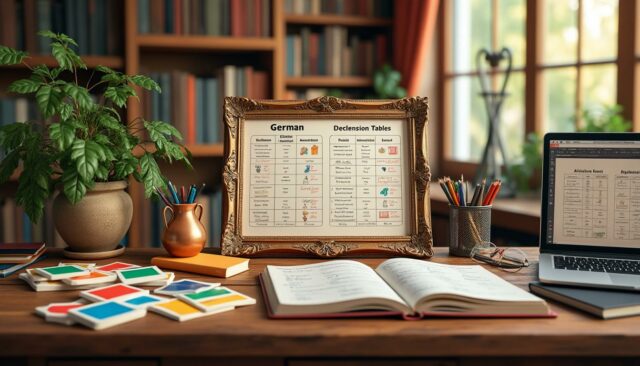 Les tableaux des déclinaisons de l'allemand pour faciliter votre apprentissage découvrez notre guide pratique sur les tableaux des déclinaisons de l'allemand, conçu pour simplifier votre apprentissage de cette langue. apprenez les règles essentielles et maîtrisez les déclinaisons efficacement grâce à des exemples clairs et des astuces utiles.