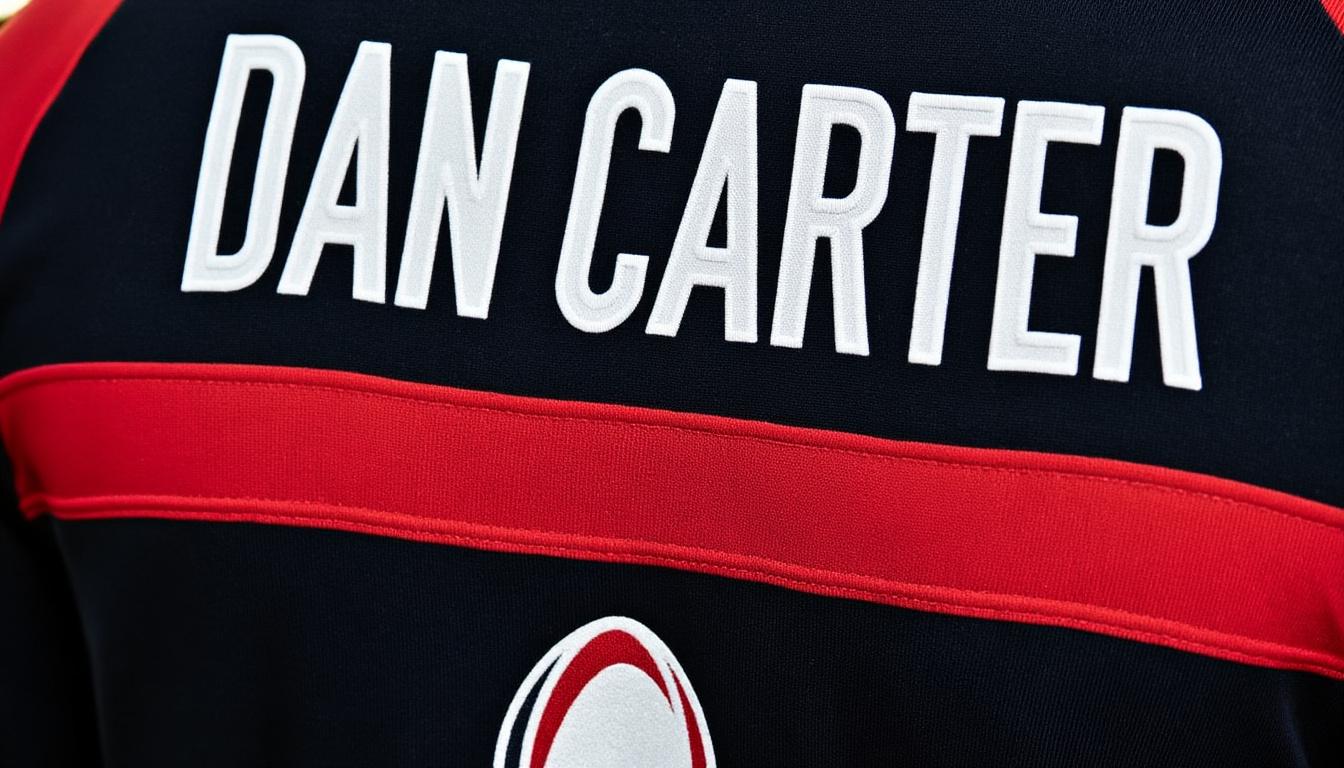 découvrez le maillot de rugby dan carter, une pièce emblématique qui allie l'esprit du sport à une touche de mode. plongez dans l'univers d'une légende du rugby qui inspire au-delà du terrain. idéal pour les passionnés et les amateurs de style.
