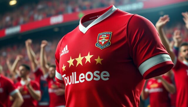 découvrez le maillot de rugby toulouse 6 étoiles, un incontournable pour tous les fans de l'équipe. alliant confort et style, ce maillot vous permet de soutenir votre équipe préférée avec fierté. ne manquez pas l'occasion de porter les couleurs de toulouse sur le terrain ou en dehors !