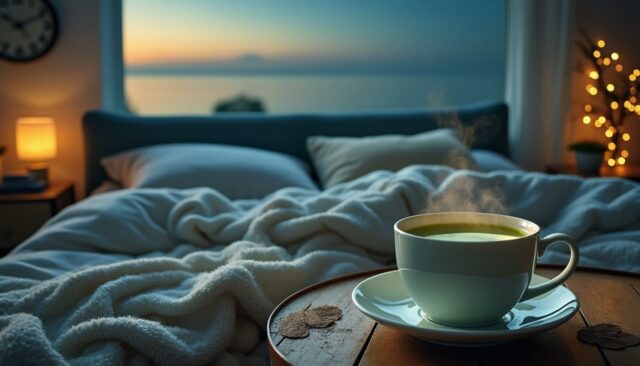 Pourquoi le thé vert le soir pourrait améliorer votre sommeil découvrez comment le thé vert peut favoriser un sommeil réparateur en soirée. apprenez les bienfaits des antioxydants et des acides aminés présents dans cette boisson apaisante, idéale pour se détendre avant de dormir.