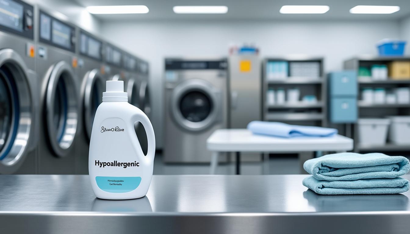 découvrez les avantages d'une lessive professionnelle hypoallergénique pour votre laverie. offrez à vos clients une propreté impeccable tout en préservant leur peau et en réduisant les risques d'allergies. optez pour une solution respectueuse de l'environnement et idéale pour tous types de textiles.