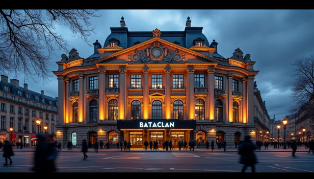 Le Bataclan à Paris en France : Un Lieu Emblématique Des Concerts À Ne Pas Manquer découvrez le bataclan à paris, une salle de concert emblématique réputée pour son histoire, son ambiance unique et sa programmation variée. ne manquez pas ce lieu incontournable de la scène musicale française !